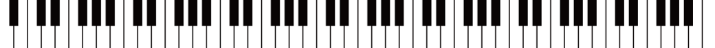 Piano keyboard illustration